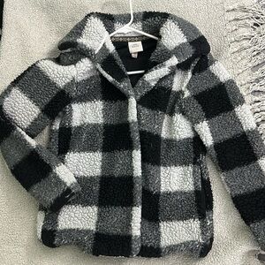 Knox Rose - XS Black & White plaid jacket